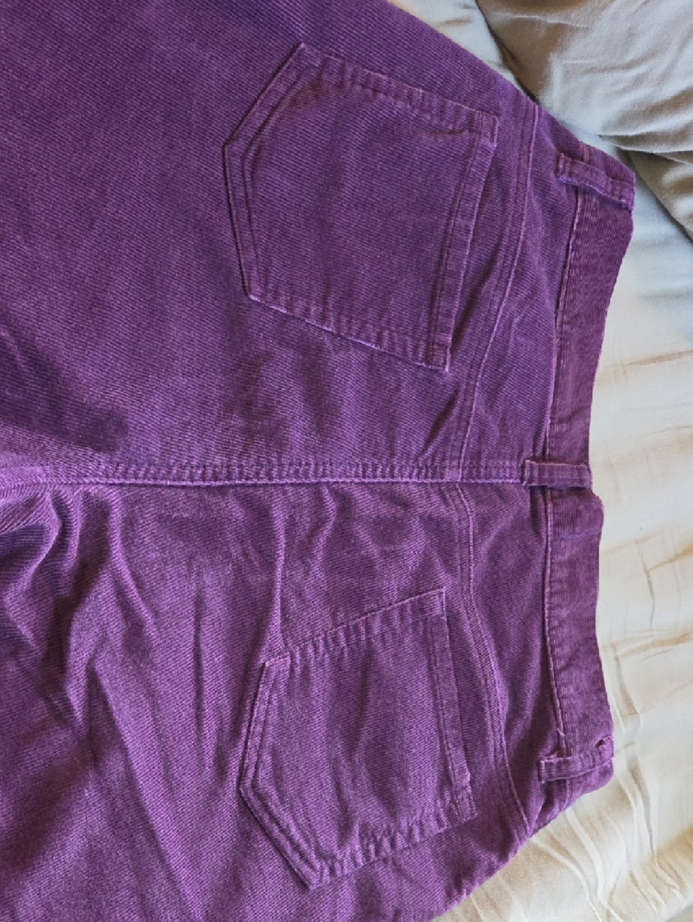 Eddie Bauer Purple Corduroy Pants - Natural Fit - Picture 3 of 6